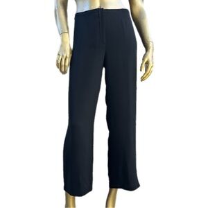 EILEEN FISHER STRETCH SILK CROPPED PANTS SIZE PS